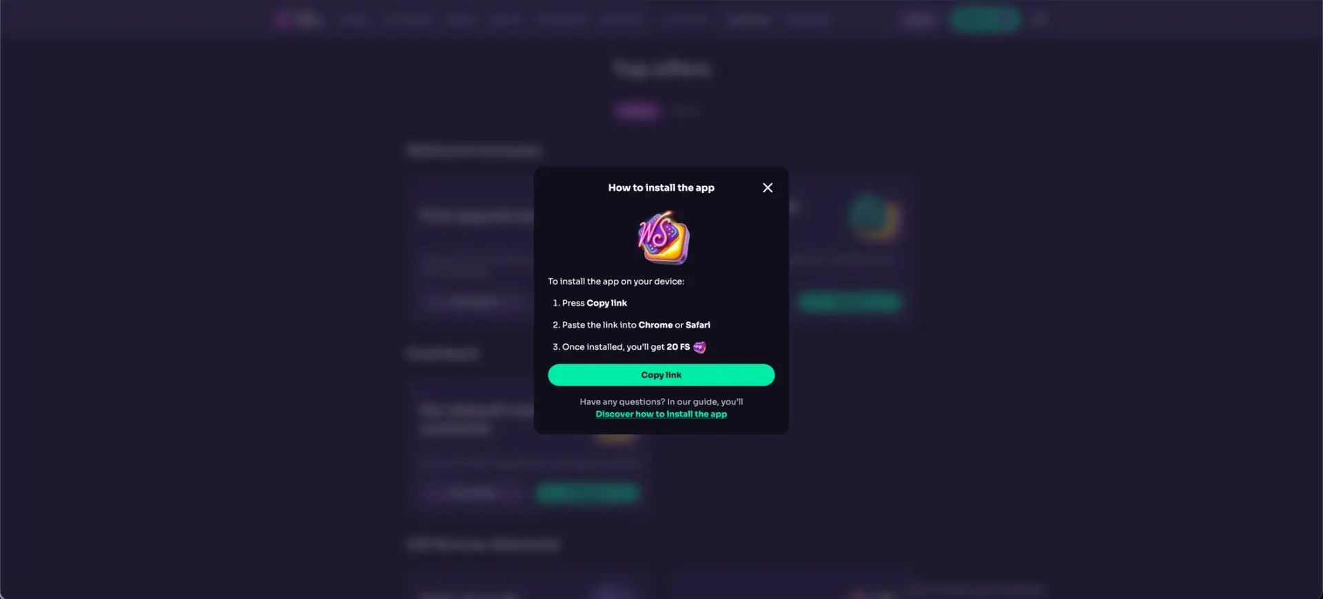 Mobile access and the Win Spirit app